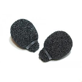 Rycote 105504 Miniature Lavalier Foams Black (1 pack of 2)