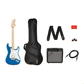 SQUIER by FENDER AFFINITY SERIES STRAT PACK HSS LAKE PLACID BLUE