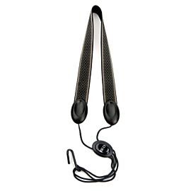 Rico SJA05 Rico Fabric Sax Strap (Gray Scales) with Metal Hook