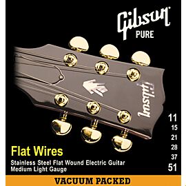GIBSON FLATWIRES STAINLESS STEEL FLATWOUND
