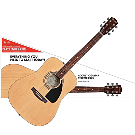 FENDER FA-115 DREADNAUGHT PACK NATURAL WN V2