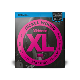 D'ADDARIO EXL170BT XL NICKEL WOUND BALANCED TENSION REGULAR LIGHT (45-107)