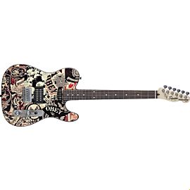 Fender Squier Obey Graphic Telecaster HS RW Collage