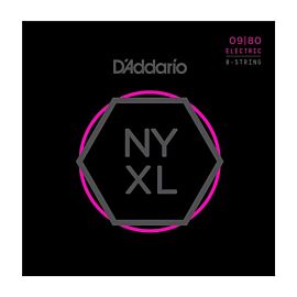 D`Addario NYXL0980 NYXL SUPER LIGHT 8-STRING 09-80