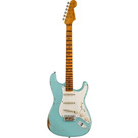 FENDER CUSTOM SHOP 1957 STRATOCASTER RELIC FADED AGED DAPHNE BLUE