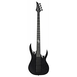 SOLAR GUITARS AB2.4BOP SK BLACK OPEN PORE MATTE