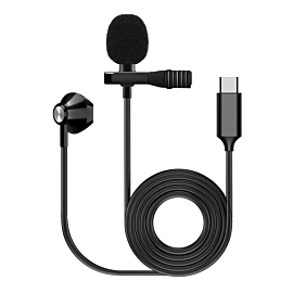 FZONE KM-05 LAVALIER MICROPHONE W/ EARPHONE (USB Type C)