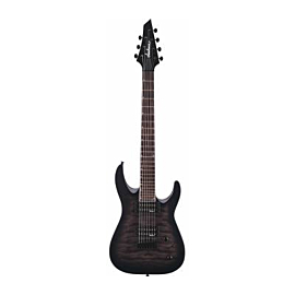 JACKSON JS22Q-7 DKA DINKY ARCH TOP HT TRANSPARENT BLACK BURST