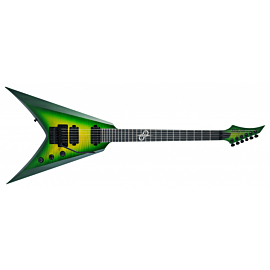 Solar Guitars V1.6FRLB FLAME LIME BURST MATTE