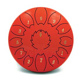 FZONE STD10I13N Red STEEL TONGUE DRUM